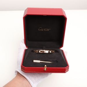 ❌SOLD❌ Cartier LOVE bracelet 4-diamond pink gold